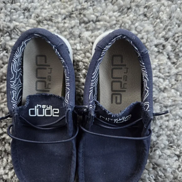 Hey Dude Navy Blue Casual Shoes - Picture 3 of 7